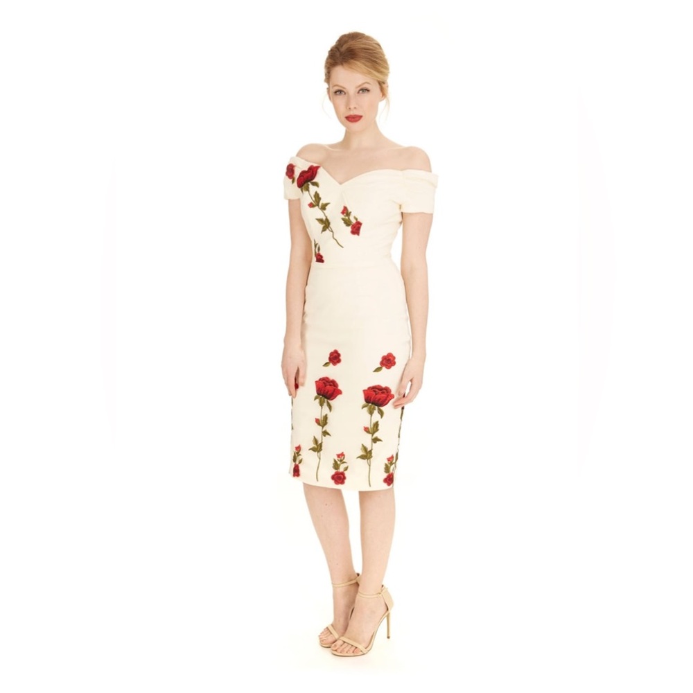 The Pretty Dress Co Fatale Rose Dress; UK 12; US 6/8